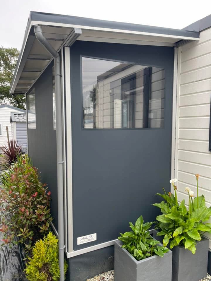 couverture entree en toile anthracite