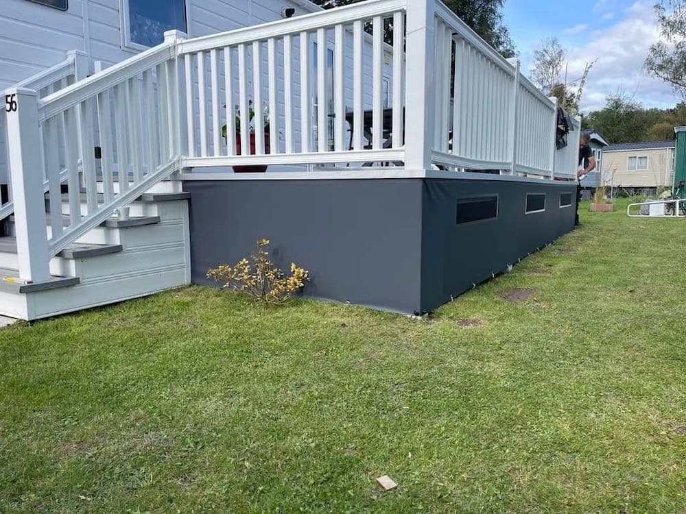 jupe de contour terrasse anthracite