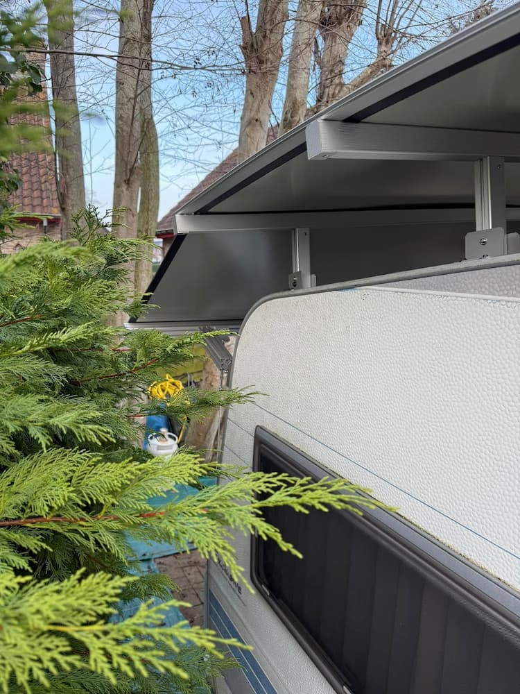 toit de protection caravane